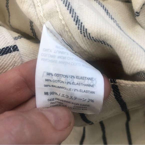 Madewell Emmett high rise button front striped shorts! - Picture 11 of 11